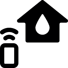 Smart House Water Icon from Ultimate Bold Set