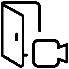 Technology Cat Eye Door Camera Icon from Ultimate Light Set