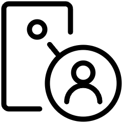 Technology Cat Eye Door User Icon from Ultimate Light Set