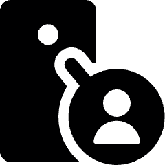 Technology Cat Eye Door User Icon from Ultimate Bold Set