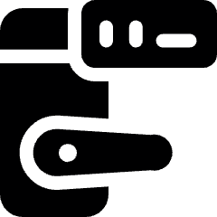 Technology Keycode Unlock Door Knob Icon from Ultimate Bold Set