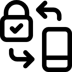 Technology Smart Lock Smartphone Lock Sync Icon from Ultimate Regular Set