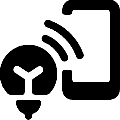 Smart Light Smartphone Icon from Ultimate Bold Set