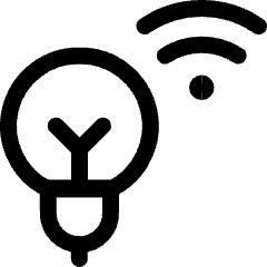 Smart Light Wifi Icon from Ultimate Regular Set