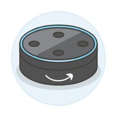 Echo Dot Illustration from UX Colors Set