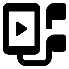 Audio Player Icon from Nova Solid Set