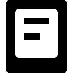 E Book Reader Icon from Nova Solid Set