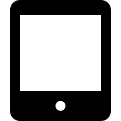 Ipad Icon from Nova Solid Set