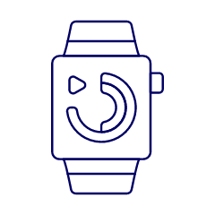 Smart Watch 1 Illustration from UX Line Set