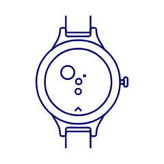 Smart Watch 4 Illustration from UX Line Set