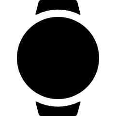 Smart Watch Cirle Icon from Ultimate Bold Set