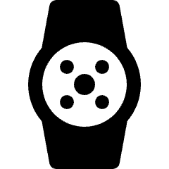 Smart Watch Circle Brightness Icon from Nova Solid Set