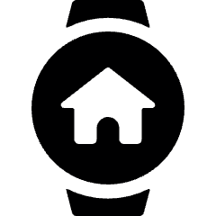 Smart Watch Circle Home Icon from Ultimate Bold Set