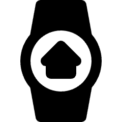 Smart Watch Circle Home Icon from Nova Solid Set