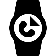 Smart Watch Circle Line In Icon from Nova Solid Set