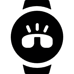 Smart Watch Circle Ringing Icon from Ultimate Bold Set