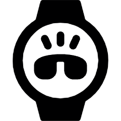 Smart Watch Circle Ringing Alternate Icon from Ultimate Bold Set