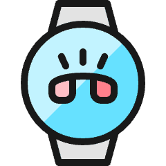 Smart Watch Circle Ringing Icon from Ultimate Colors Set