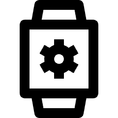 Smart Watch Setting Icon from Nova Line Set