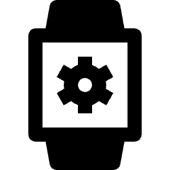Smart Watch Setting Icon from Nova Solid Set