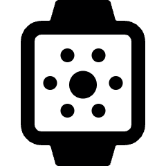 Smart Watch Square App Alternate Icon from Ultimate Bold Set