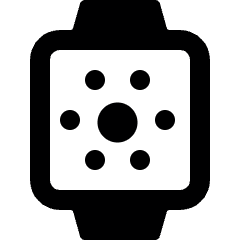 Smart Watch Square Brightness Alternate Icon from Ultimate Bold Set