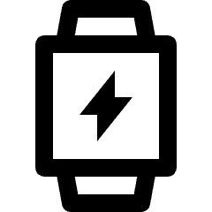 Smart Watch Square Charging Icon from Nova Line Set