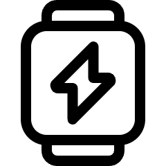 Smart Watch Square Flash Icon from Ultimate Regular Set