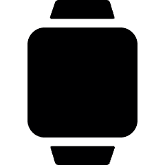 Smart Watch Square Icon from Ultimate Bold Set