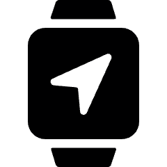 Smart Watch Square Navigation Icon from Ultimate Bold Set