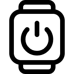 Smart Watch Square Power Icon from Ultimate Regular Set