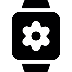 Smart Watch Square Settings Icon from Ultimate Bold Set