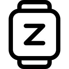 Smart Watch Square Sleep Icon from Ultimate Regular Set