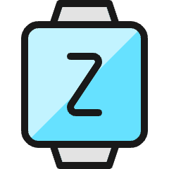 Smart Watch Square Sleep Icon from Ultimate Colors Set