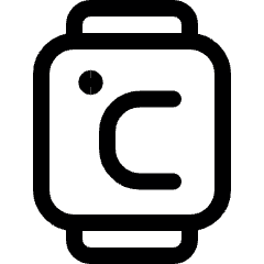 Smart Watch Square Temperature Icon from Ultimate Regular Set