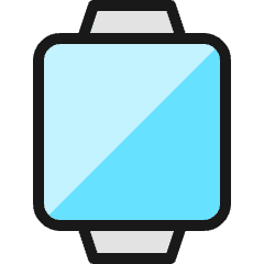 Smart Watch Square Icon from Ultimate Colors Set