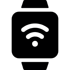 Smart Watch Square Wifi Icon from Ultimate Bold Set