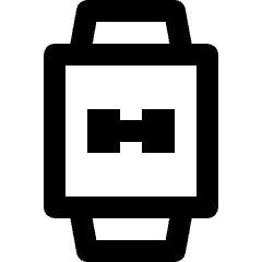 Smart Watch Square Workout Icon from Nova Line Set