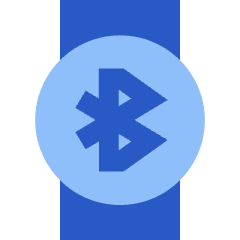 Watch Circle Bluetooth Icon from Sharp Flat Set