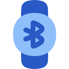 Watch Circle Bluetooth Icon from Flex Flat Set