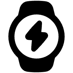 Watch Circle Charging Icon from Plump Remix Set