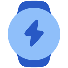 Watch Circle Charging Icon from Plump Flat Set