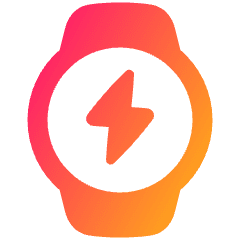 Watch Circle Charging Icon from Plump Gradient Set