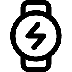 Watch Circle Charging Icon from Core Line Set