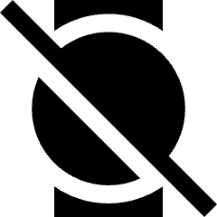 Watch Circle Disable Icon from Sharp Solid Set