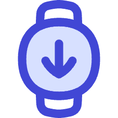 Watch Circle Download Icon from Flex Duo Set