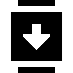 Watch Circle Download Icon from Sharp Solid Set