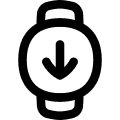 Watch Circle Download Icon from Flex Line Set