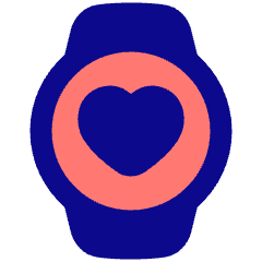Watch Circle Heartbeat Monitor 1 Icon from Plump Pop Set