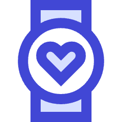 Watch Circle Heartbeat Monitor 1 Icon from Sharp Duo Set